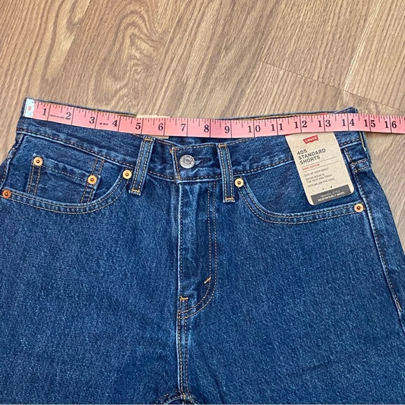 Levis 405 Standard Shorts Mens Size 29 Denim Cotton 10” Inseam - Picture 10 of 16